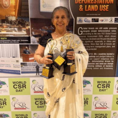 Women Super Achiever Award By World CSR Congress 