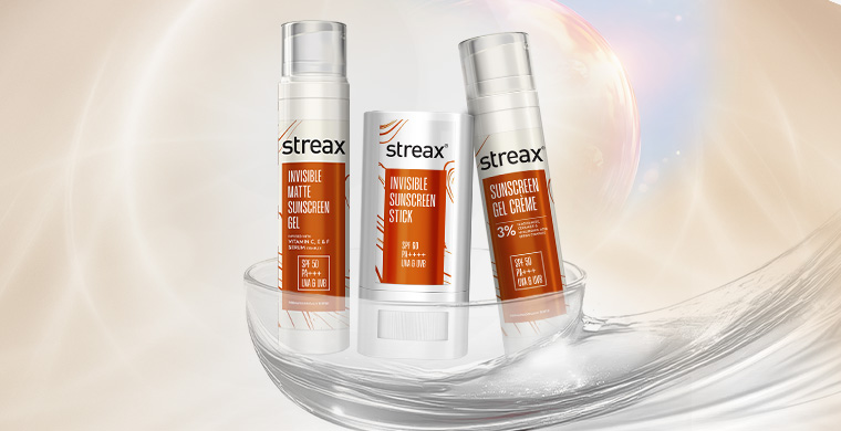 Streax Sunscreen Range