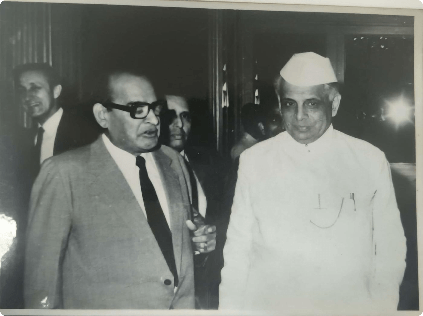 Archival photograph of Dr. S. S. Nishat
