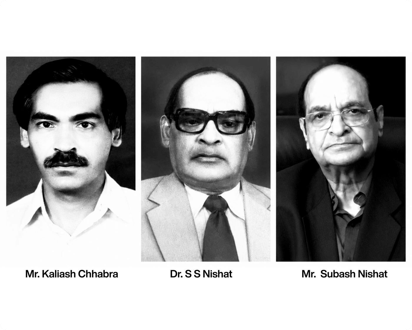 Kailash Chhabra, Dr. S S Nishat and Subhash Nishat